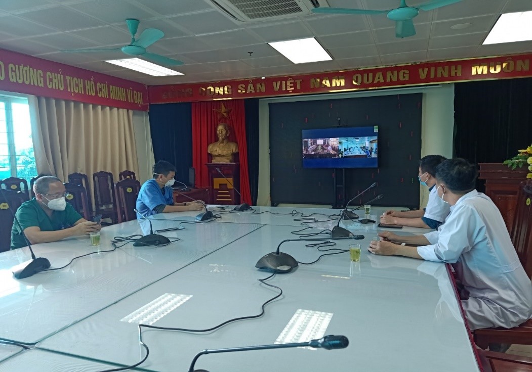 Bệnh viện đa khoa tỉnh Bắc Ninh kết nối với các điểm cầu Đào tạo trực tuyến, tư vấn, khám chữa bệnh từ xa trên địa bàn tỉnh Bệnh viện đa khoa tỉnh Bắc Ninh kết nối với các điểm cầu Đào tạo trực tuyến, tư vấn, khám chữa bệnh từ xa trên địa bàn tỉnh