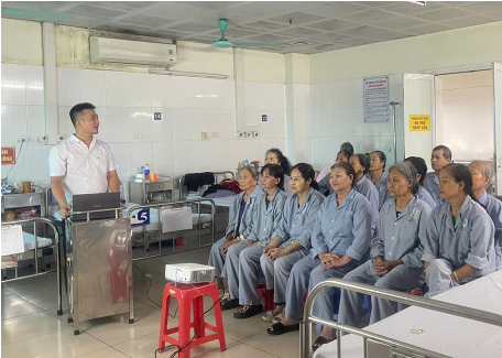 TRUYỀN THÔNG GDSK TẠI KHOA DA LIỄU – MD - DƯLS: CHỦ ĐỘNG CHĂM SÓC, ĐỒNG HÀNH VÌ AN TOÀN NGƯỜI BỆNH