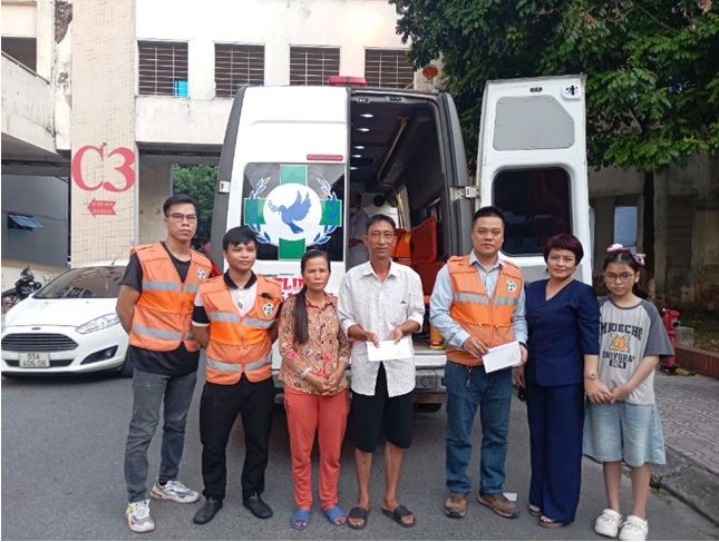 CHUYẾN XE 0 ĐỒNG SỐ 11 – HÀNH TRÌNH YÊU THƯƠNG  ĐƯA BỆNH NHÂN TỪ BẮC NINH VỀ NHÀ TẠI TUY PHƯỚC – BÌNH ĐỊNH