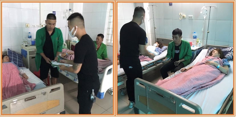 THĂM HỎI, HỖ TRỢ KHẨN CẤP CÁC NẠN NHÂN TRONG THẢM HỌA NỔ KHÍ CÔNG NGHIỆP TẠI KHU CN ĐẠI ĐỒNG