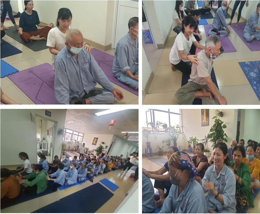 MANG YOGA CHỮA LÀNH ĐẾN VỚI BỆNH NHÂN TẠI BỆNH VIỆN ĐA KHOA TỈNH BẮC NINH