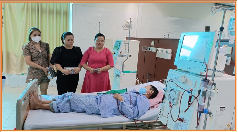 THĂM HỎI, TẶNG QUÀ BỆNH NHÂN CÓ HOÀN CẢNH KHÓ KHĂN NHÂN DỊP QUỐC KHÁNH 02/9/2022