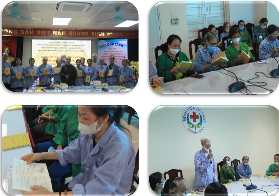 TỪ THẦY THÍCH TINH NHÂN CHIA SẺ THÔNG ĐIỆP YÊU THƯƠNG VÀ TẶNG SÁCH TẠI BỆNH VIỆN ĐA KHOA TỈNH BẮC NINH