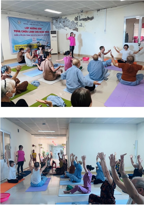 LỚP HỌC YOGA CHỮA LÀNH DÀNH CHO BỆNH NHÂN UNG THƯ