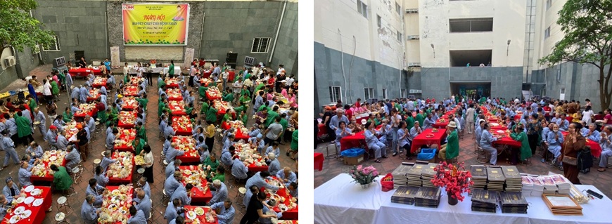 NGÀY HỘI BUFFE CHAY – ẤM ÁP YÊU THƯƠNG KÍNH MỪNG ĐẠI LỄ PHẬT ĐẢN – PL 2569 TẠI BỆNH VIỆN