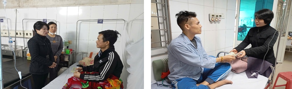 THĂM VÀ TRAO TẶNG 7.000.000 ĐỒNG ĐẾN VỚI CÁC BỆNH NHÂN CÓ HOÀN CẢNH KHÓ KHĂN THĂM VÀ TRAO TẶNG 7.000.000 ĐỒNG ĐẾN VỚI CÁC BỆNH NHÂN CÓ HOÀN CẢNH KHÓ KHĂN