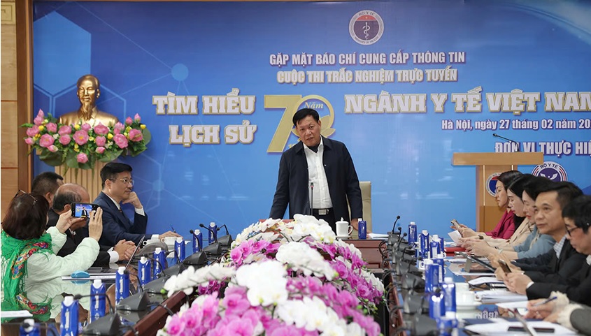 BỘ Y TẾ TỔ CHỨC THI TRẮC NGHIỆM TRỰC TUYẾN TÌM HIỂU LỊCH SỬ 70 NĂM NGÀNH Y TẾ VIỆT NAM BỘ Y TẾ TỔ CHỨC THI TRẮC NGHIỆM TRỰC TUYẾN TÌM HIỂU LỊCH SỬ 70 NĂM NGÀNH Y TẾ VIỆT NAM