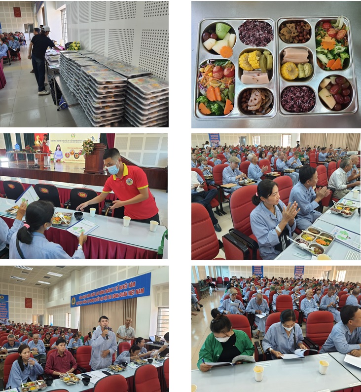 CHƯƠNG TRÌNH CHIA SẺ VỀ CHẾ ĐỘ DINH DƯỠNG ĐÚNG, ĐỦ, HỢP LÝ CHO NGƯỜI BỆNH