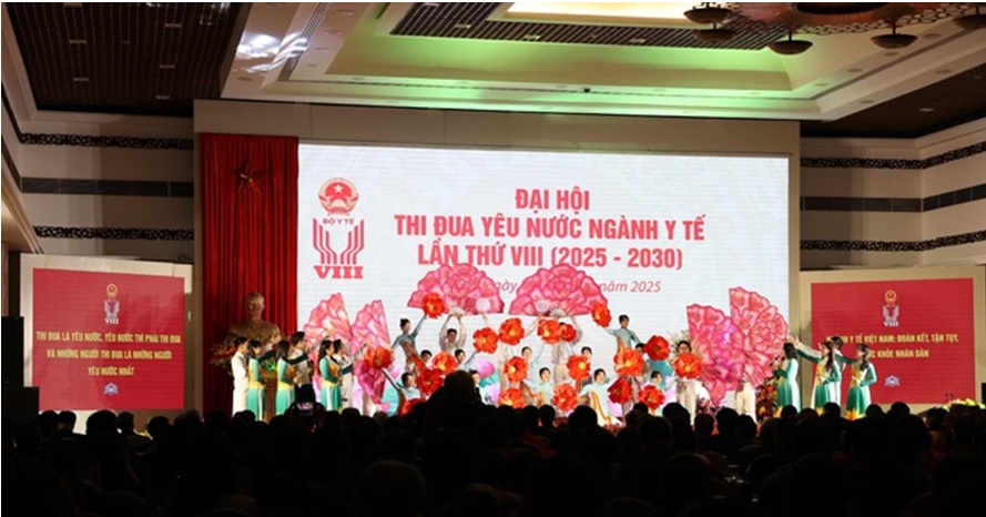 ĐẠI HỘI THI ĐUA YÊU NƯỚC NGÀNH Y TẾ LẦN THỨ VIII: ĐOÀN KẾT - SÁNG TẠO - TỰ TIN BƯỚC VÀO KỶ NGUYÊN VƯƠN MÌNH