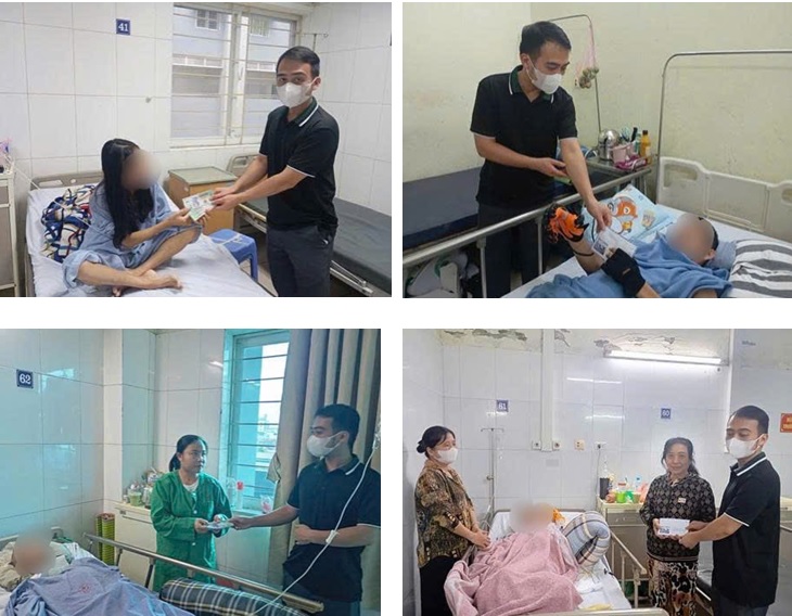 KỊP THỜI ĐỘNG VIÊN, HỖ TRỢ GẦN 43 TRIỆU ĐỒNG ĐẾN VỚI CÁC BỆNH NHÂN BỆNH NẶNG, HOÀN CẢNH KHÓ KHĂN TRONG NGÀY NGHỈ CUỐI TUẦN KỊP THỜI ĐỘNG VIÊN, HỖ TRỢ GẦN 43 TRIỆU ĐỒNG ĐẾN VỚI CÁC BỆNH NHÂN BỆNH NẶNG, HOÀN CẢNH KHÓ KHĂN TRONG NGÀY NGHỈ CUỐI TUẦN