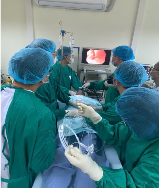 BỆNH VIỆN ĐA KHOA TỈNH BẮC NINH  TRIỂN KHAI THÀNH CÔNG KỸ THUẬT MỞ THÔNG DẠ DÀY QUA NỘI SOI