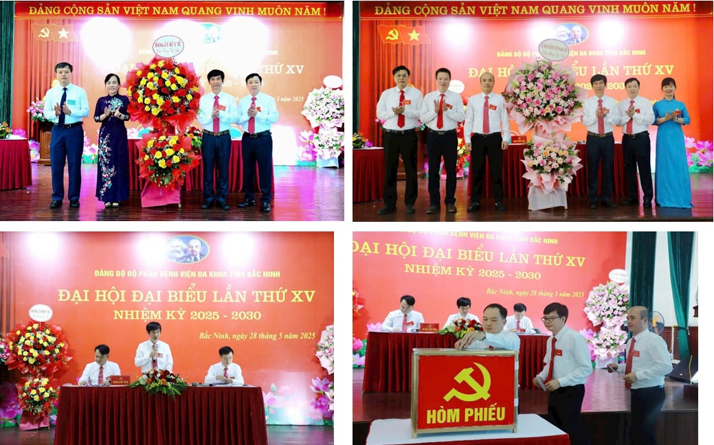ĐẠI HỘI ĐẢNG BỘ BỆNH VIỆN ĐA KHOA TỈNH BẮC NINH LẦN THỨ XV, NHIỆM KỲ 2025–2030: VỮNG VÀNG LÃNH ĐẠO – BỨT PHÁ PHÁT TRIỂN – HƯỚNG TỚI CHUYÊN SÂU VÀ HIỆN ĐẠI