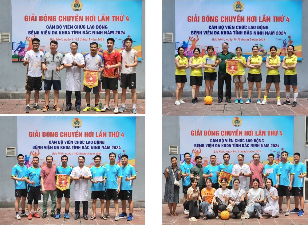TỔ CHỨC GIẢI BÓNG CHUYỀN HƠI LẦN THỨ 4 CHO VIÊN CHỨC, NGƯỜI LAO ĐỘNG BỆNH VIỆN NĂM 2024