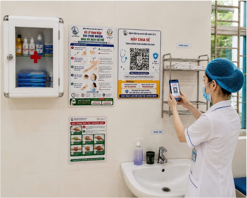 HÀNH TRÌNH XÂY DỰNG HỆ THỐNG QUẢN LÝ, XỬ TRÍ PHƠI NHIỄM  NGHỀ NGHIỆP DO VẬT SẮC NHỌN, VĂNG BẮN MÁU, DỊCH CƠ THỂ  TẠI BỆNH VIỆN ĐA KHOA BẮC NINH SỐ 2  (BÀI 1/3)