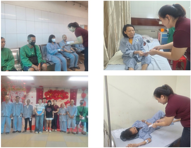 GIA ĐÌNH CHỊ VŨ MINH HẰNG TRAO TẶNG 30 TRIỆU ĐỒNG  HỖ TRỢ NGƯỜI BỆNH CÓ HOÀN CẢNH KHÓ KHĂN