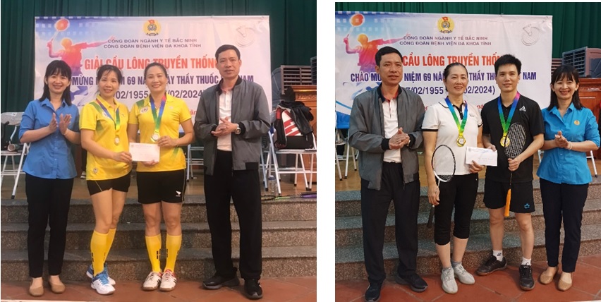 CÔNG ĐOÀN BỆNH VIỆN TỔ CHỨC GIẢI CẦU LÔNG TRUYỀN THỐNG CNVCLĐ BỆNH VIỆN CHÀO MỪNG KỶ NIỆM 69 NĂM NGÀY THẦY THUỐC VIỆT NAM (27/2/2955-27/2/2024)