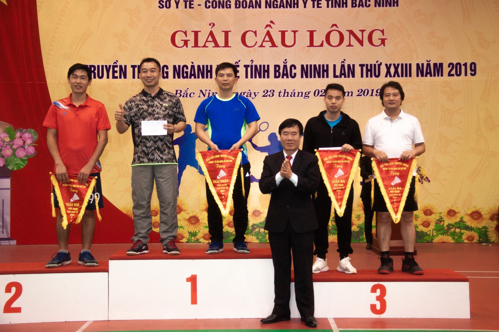 Đôi nam dưới 35 tuổi nhận giải nhì 